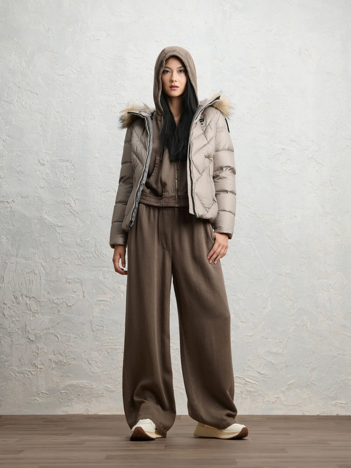 Piumino Blauer Alicia — Grigio nebbia — vista 3