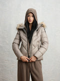 Blauer Alicia down jacket — Fog grey