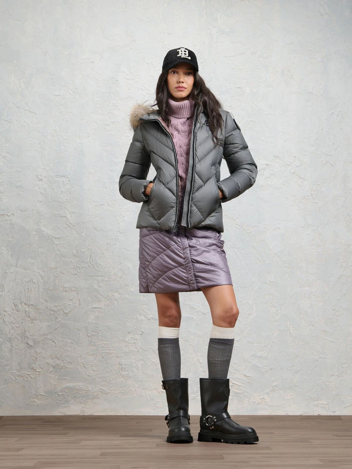 Piumino Blauer Alicia — Grigio roccia — vista 3