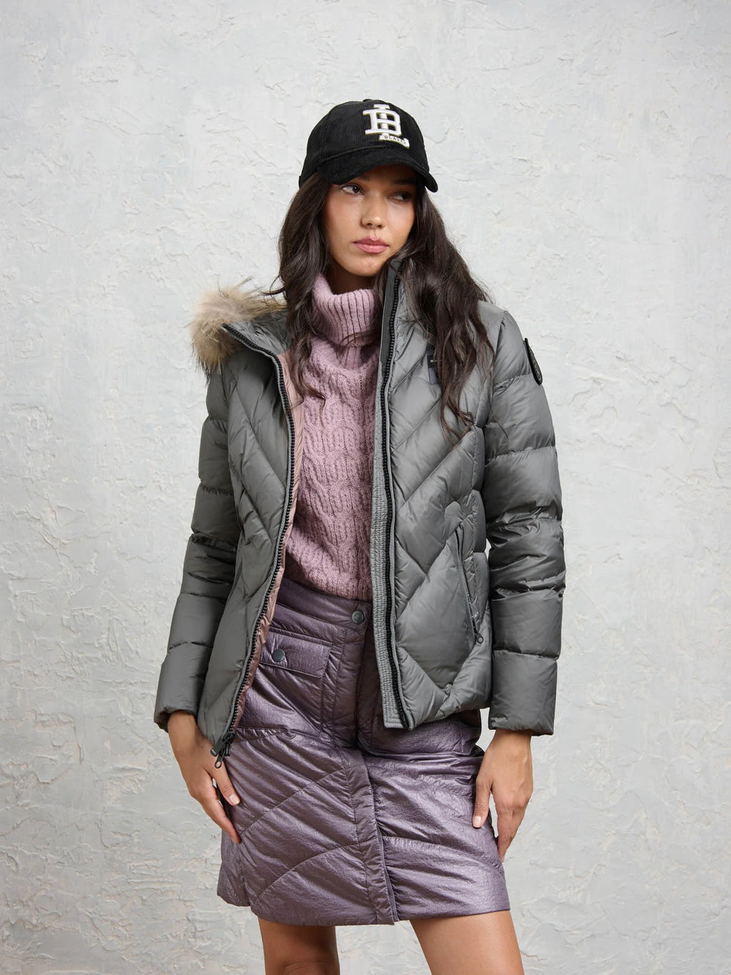 Piumino Blauer Alicia — Grigio roccia