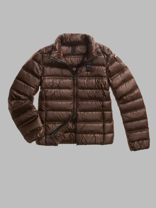 Blauer Georgia down jacket — Brown — view 2