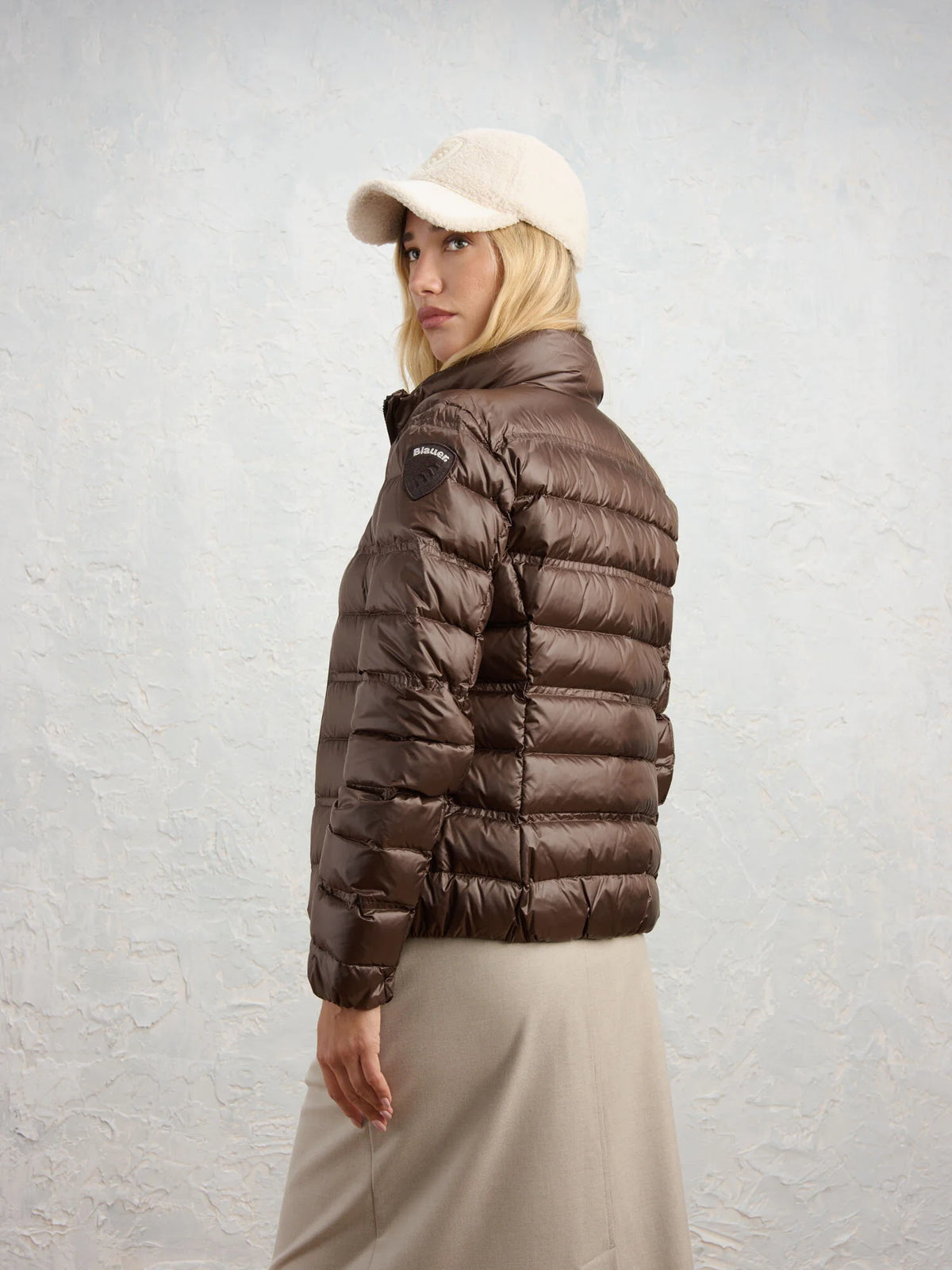 Piumino Blauer Georgia — Marrone — vista 4