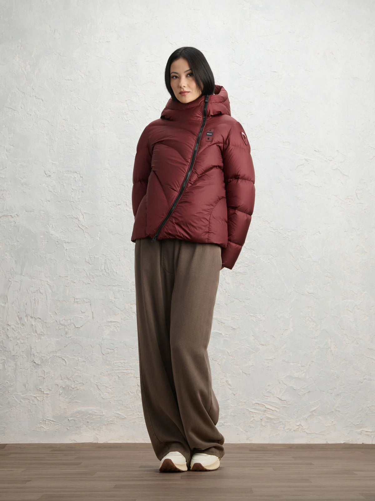Blauer Utica down jacket — Mahogany — view 3