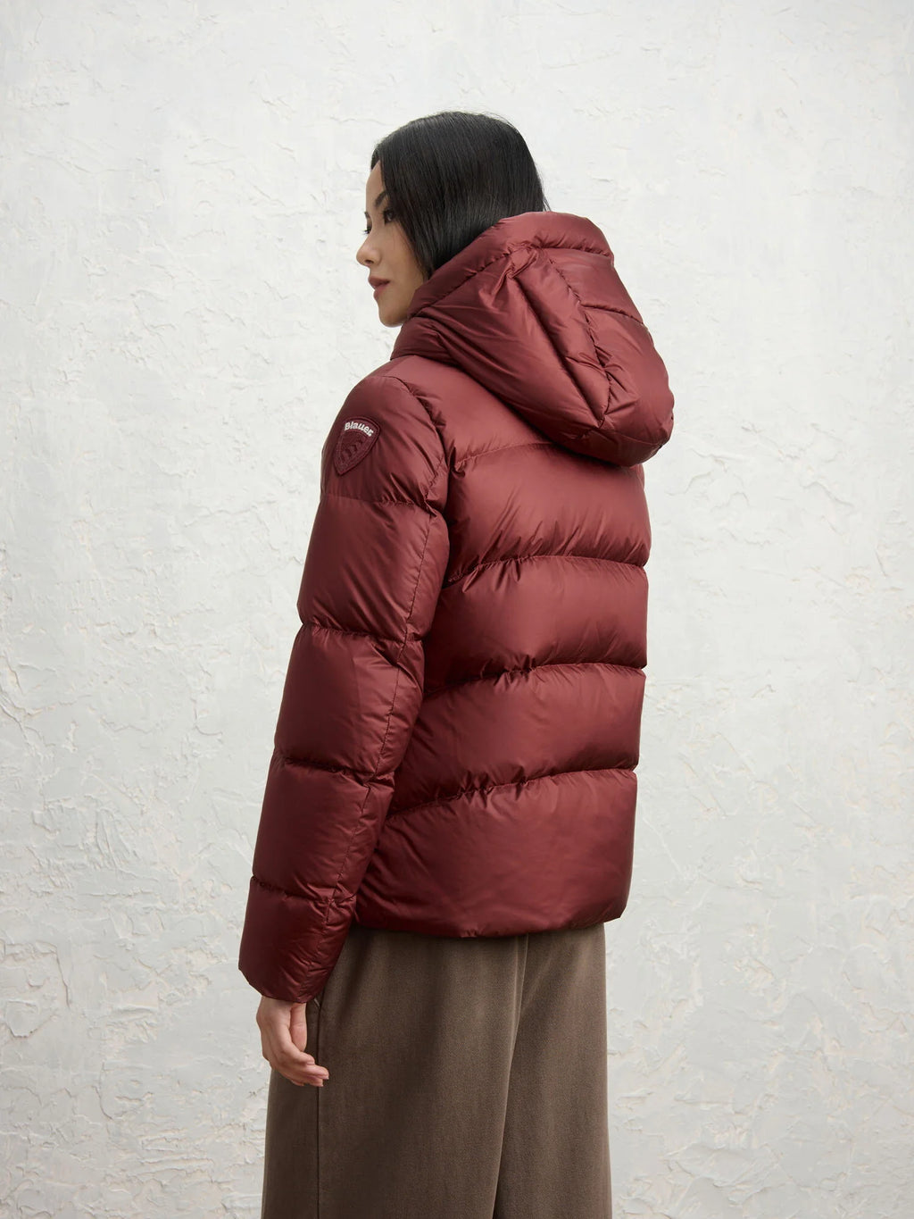Blauer Utica down jacket — Mahogany — view 4