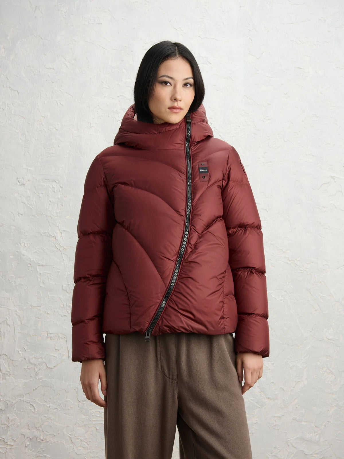 Blauer Utica down jacket — Mahogany