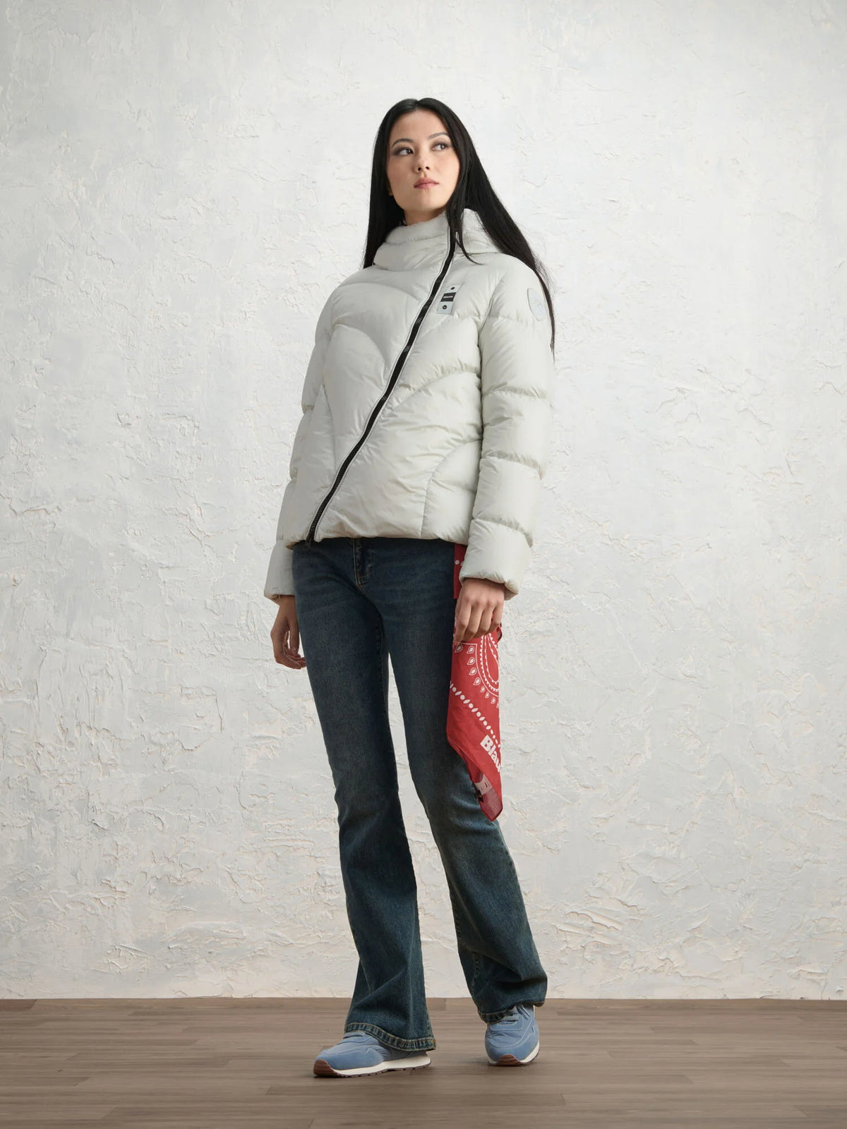 Piumino Blauer Utica — Azzurro — vista 3