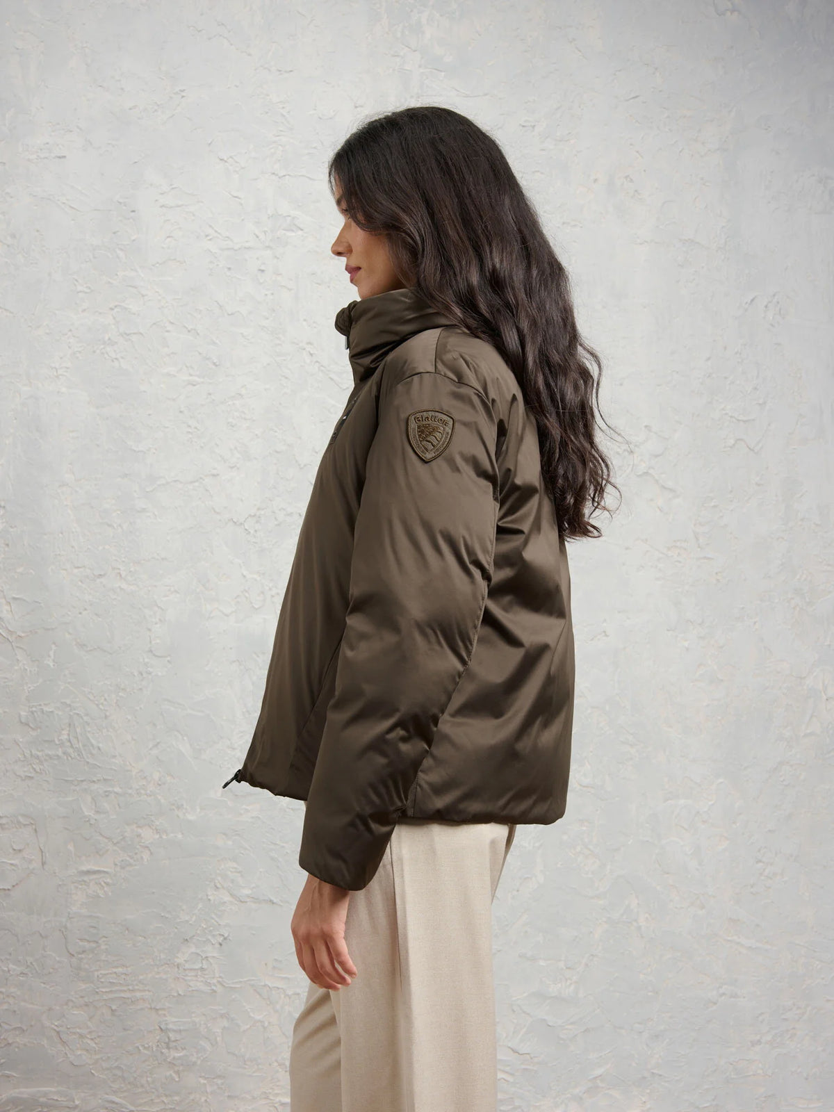 Piumino Blauer Mellen — Marrone scuro — vista 4