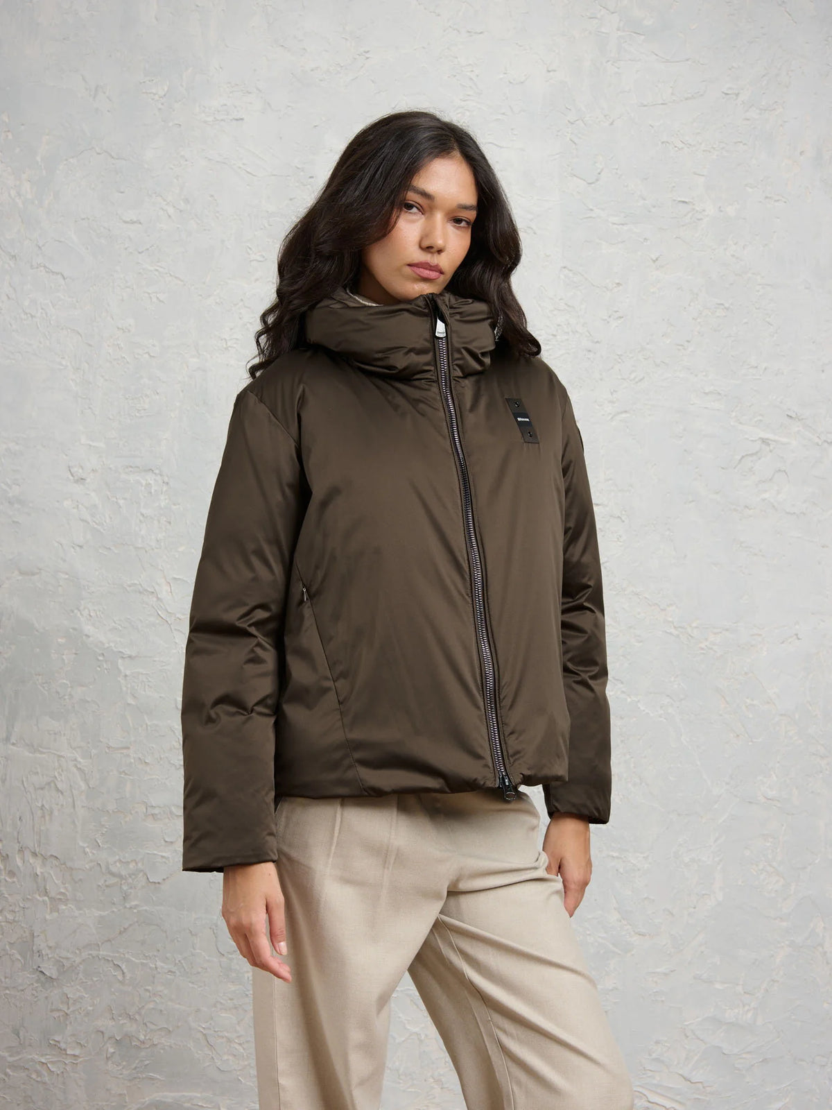 Piumino Blauer Mellen — Marrone scuro