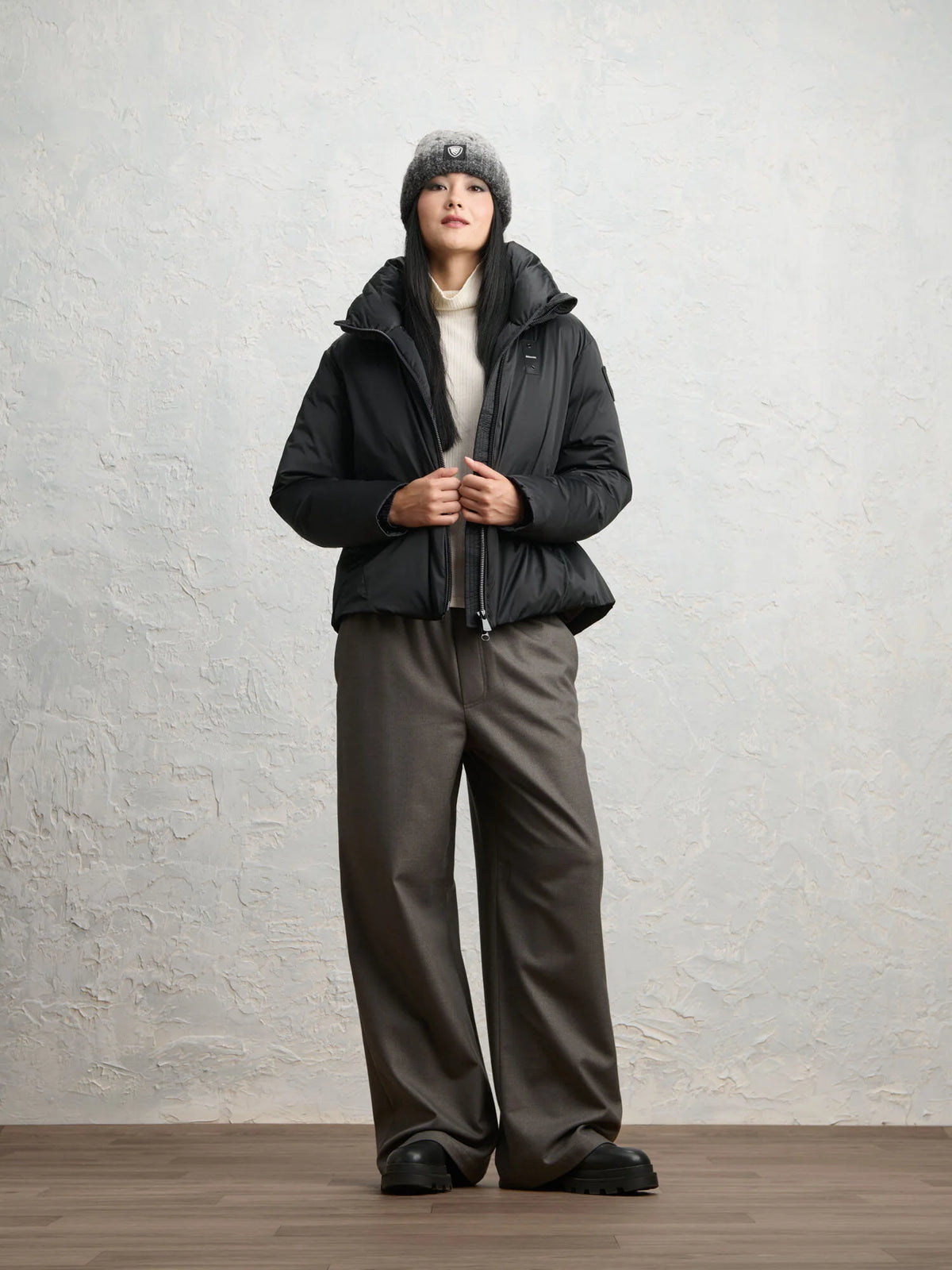 Piumino Blauer Mellen — Nero — vista 3