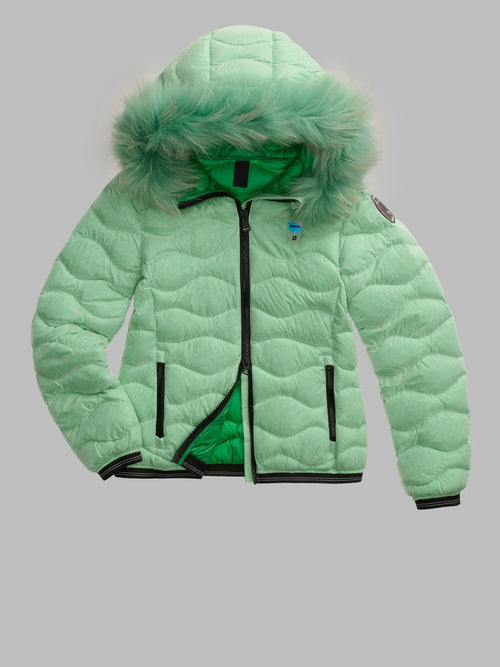 Blauer Aldie Colors down jacket — Poison green — view 2
