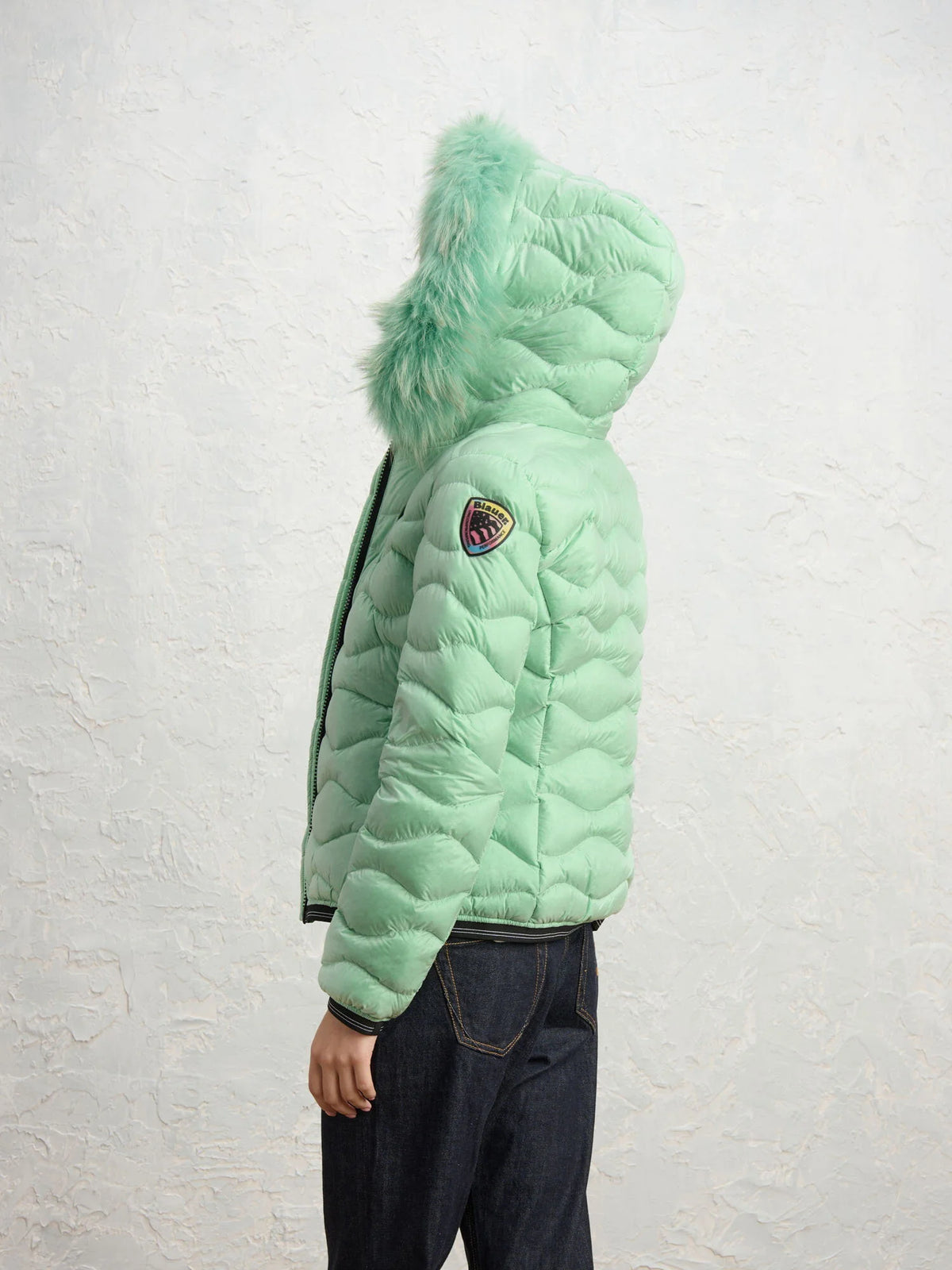 Piumino Blauer Aldie Colors — Verde veleno — vista 4