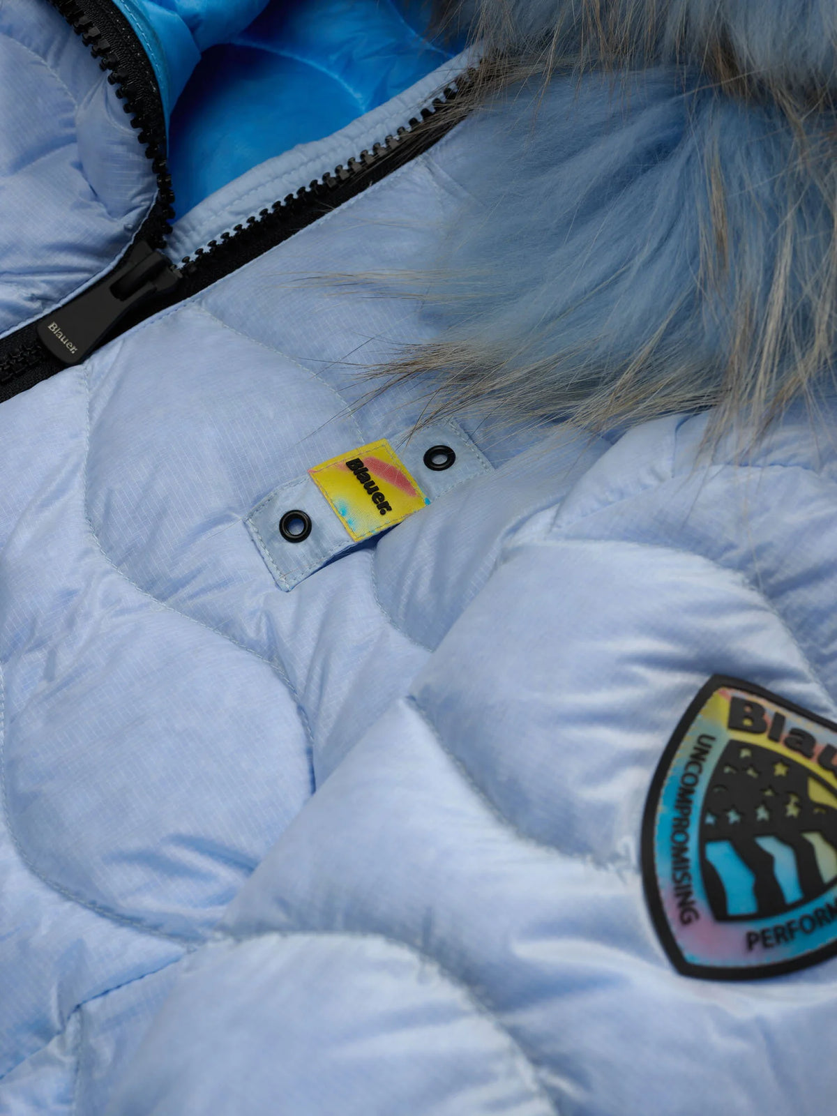 Blauer Aldie Colors down jacket — Blue — view 5