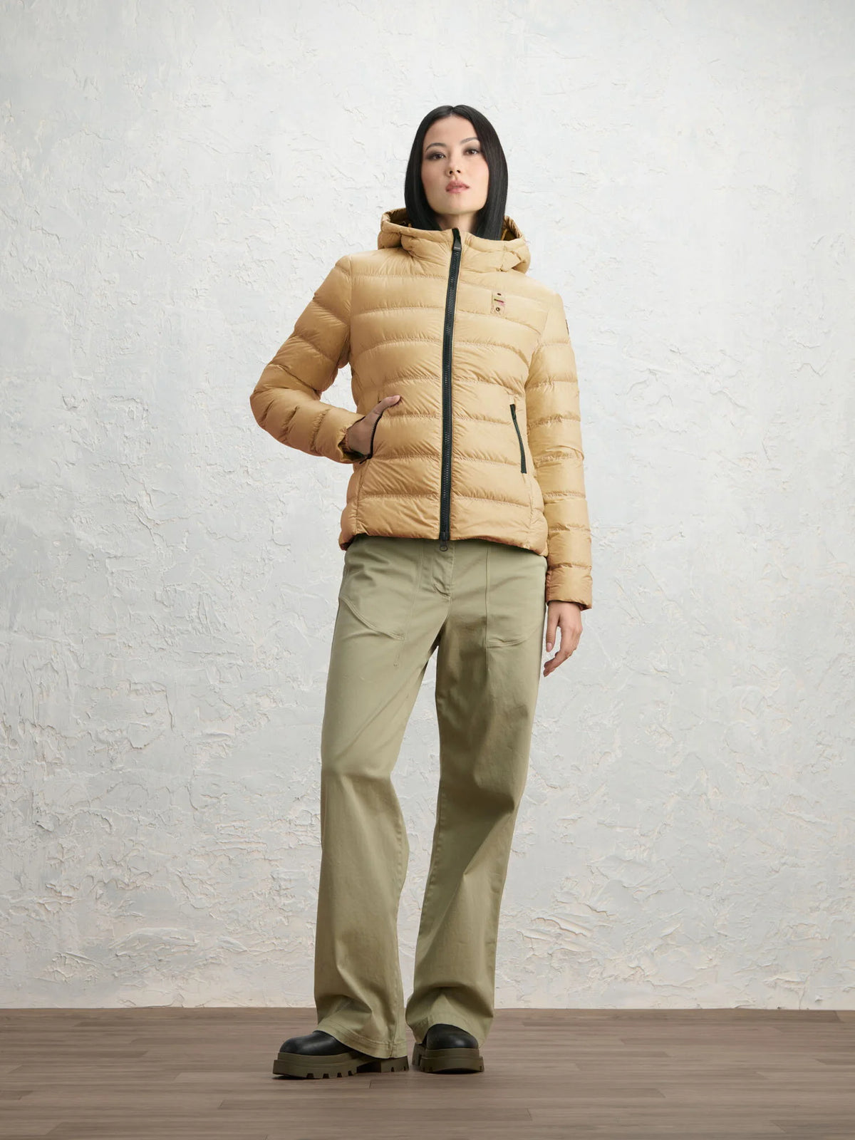 Piumino Blauer Charme Colors — Giallo — vista 3