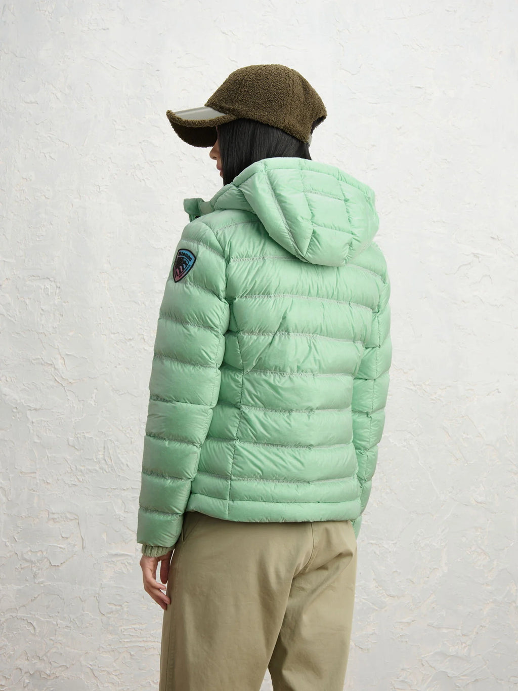 Piumino Blauer Charme Colors — Verde veleno — vista 4