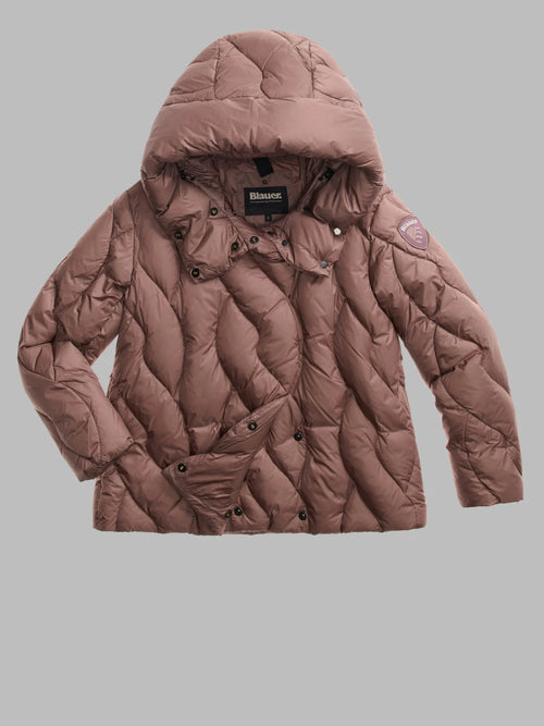 Piumino Blauer Bellflower — Marrone — vista 2