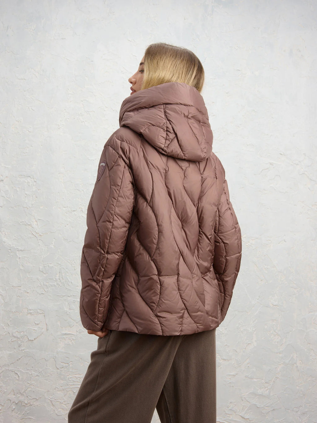 Blauer Bellflower down jacket — Brown — view 4
