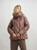 Blauer Bellflower down jacket — Brown