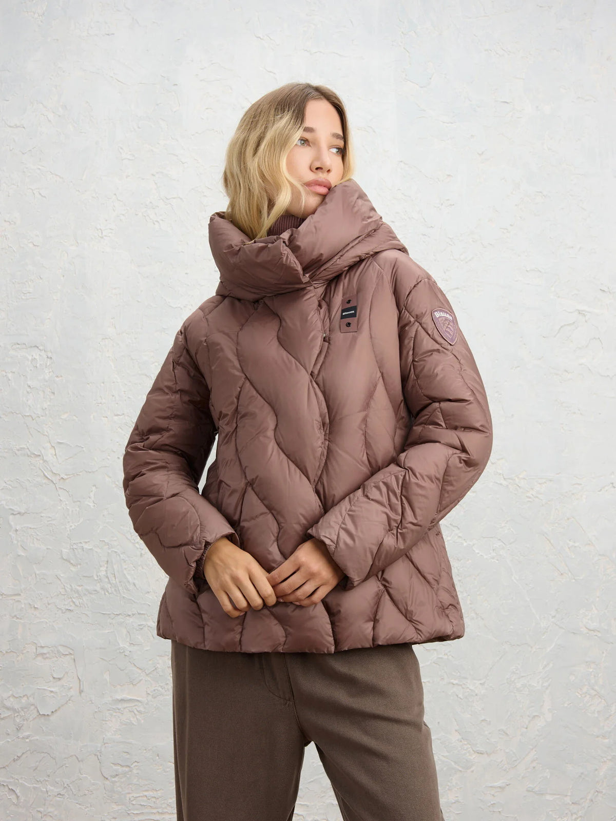 Blauer Bellflower down jacket — Brown