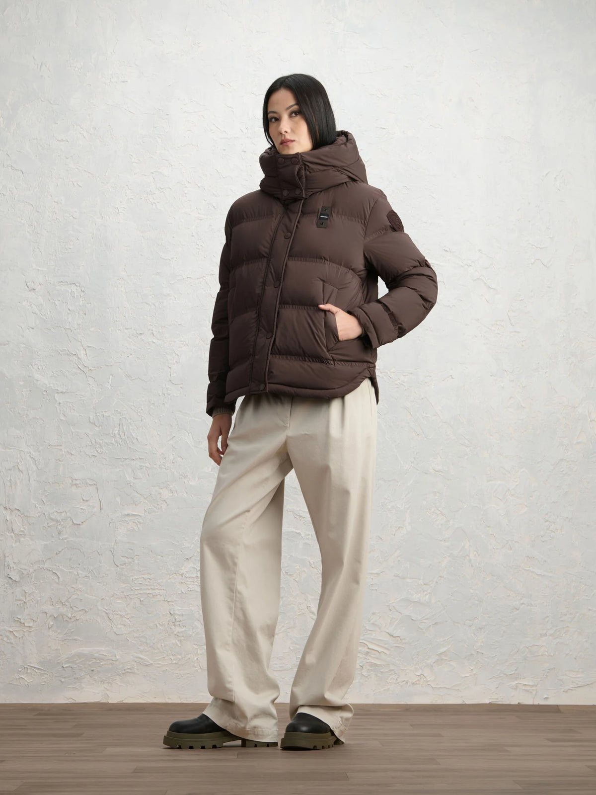 Doudoune Blauer Bethune — Marron — vue 3