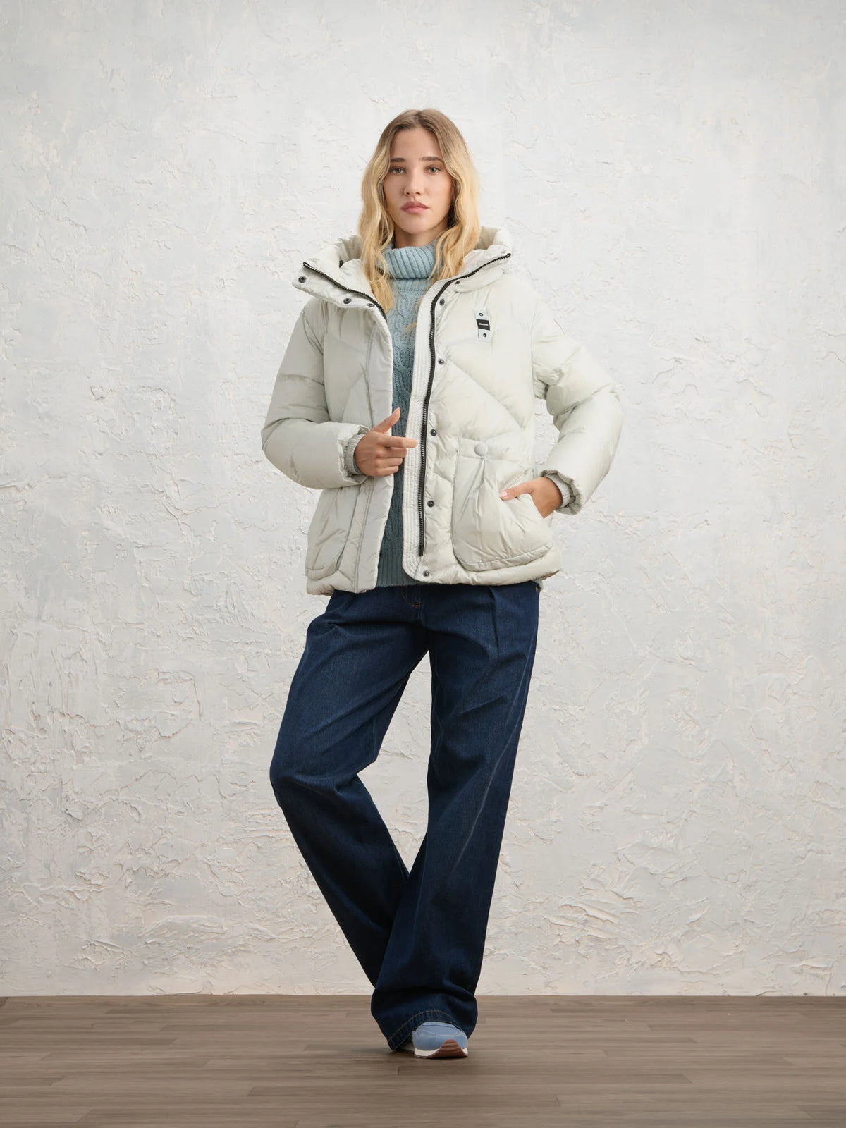 Blauer Hazelmere down jacket — Light blue — view 3