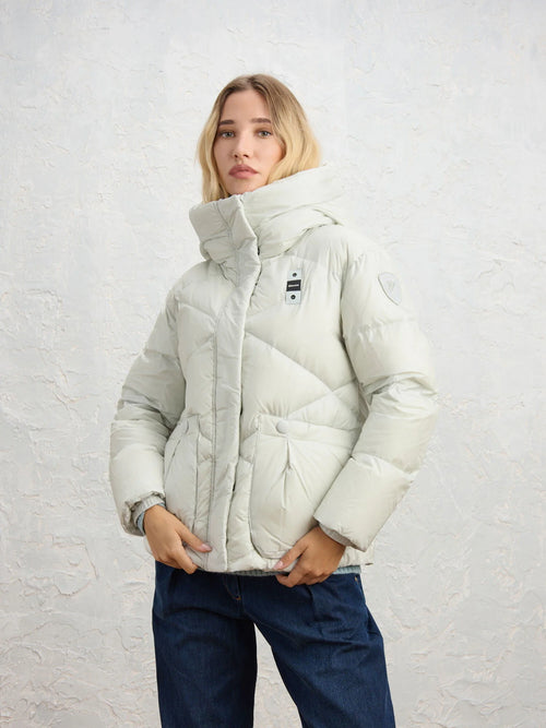 Blauer Hazelmere down jacket — Light blue