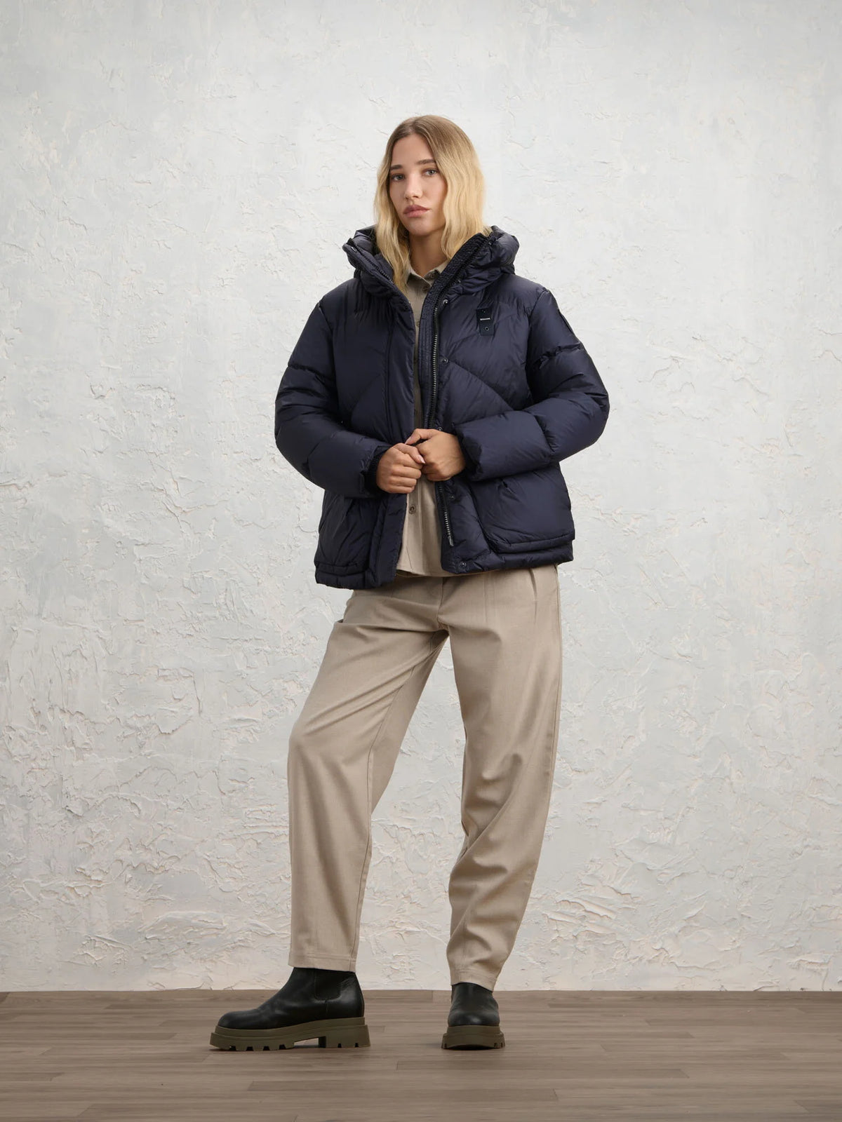 Piumino Blauer Hazelmere — Blu — vista 3