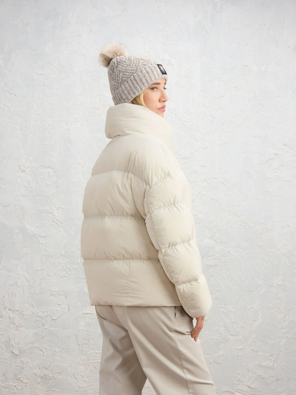 Piumino Blauer Ross — Bianco — vista 4
