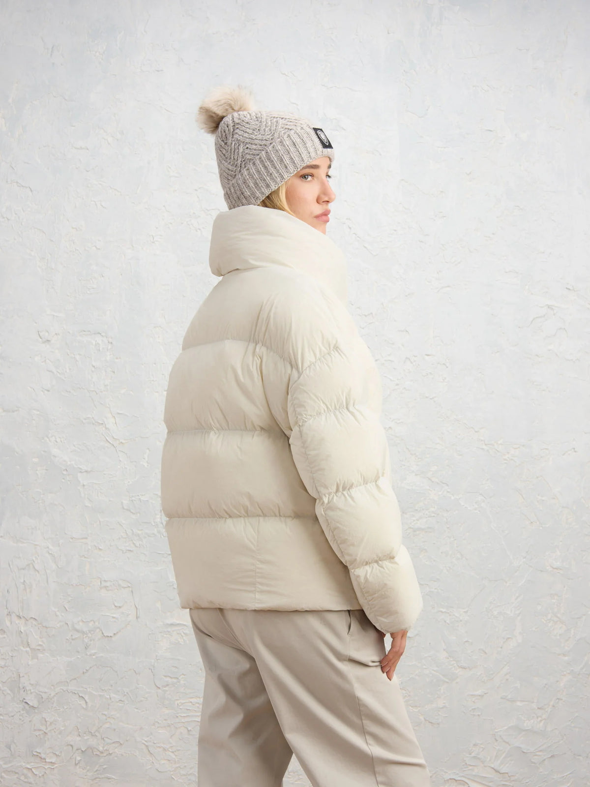 Piumino Blauer Ross — Bianco — vista 4