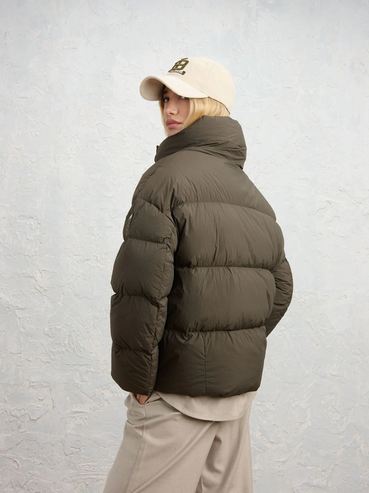 Piumino Blauer Ross — Marrone scuro — vista 4