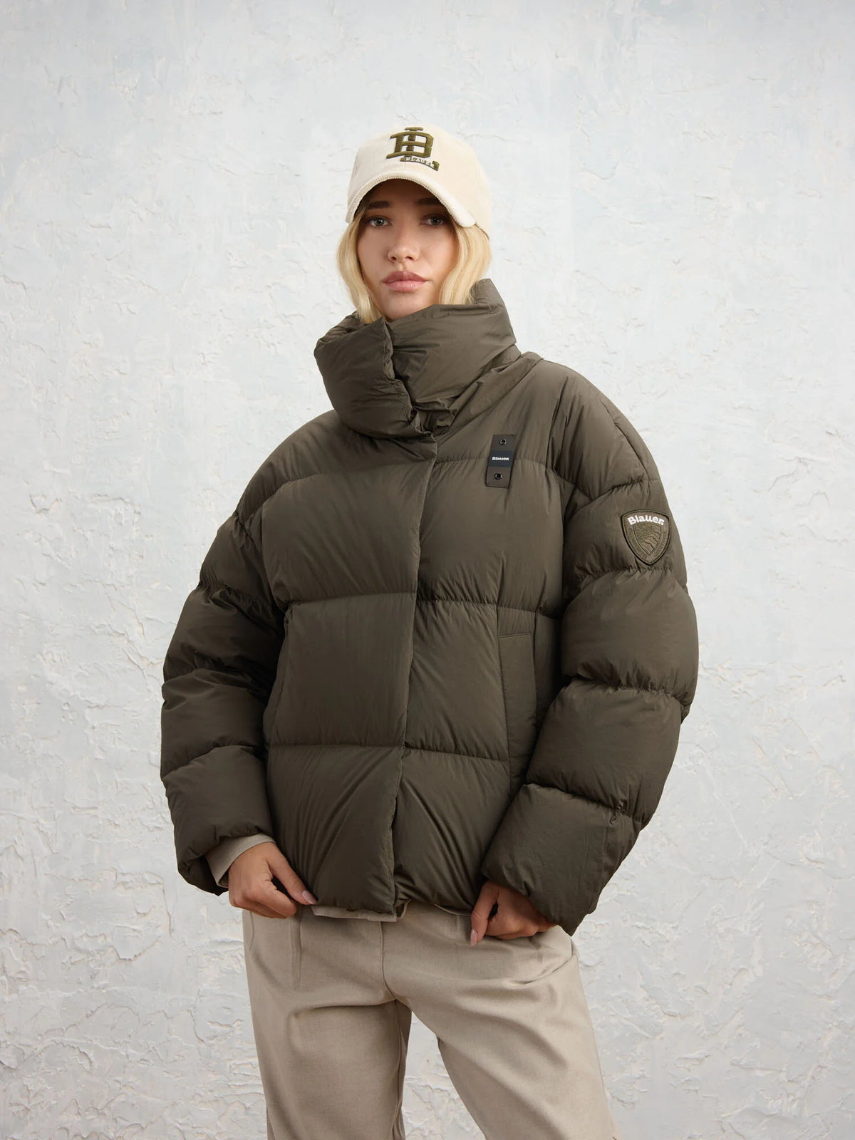 Piumino Blauer Ross — Marrone scuro