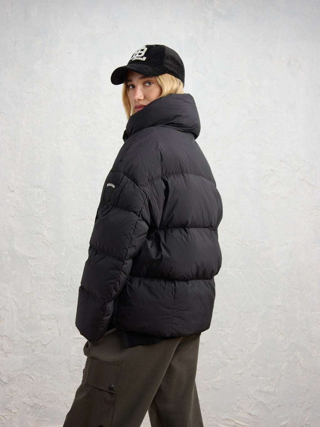 Piumino Blauer Ross — Nero — vista 4
