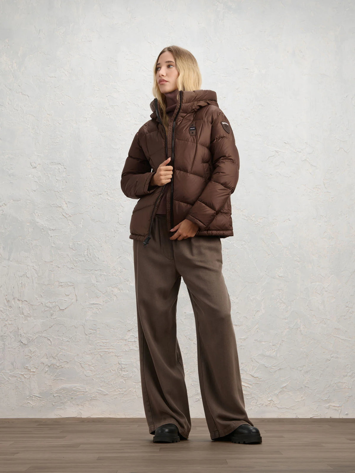 Blauer Tyllin down jacket — Brown — view 3