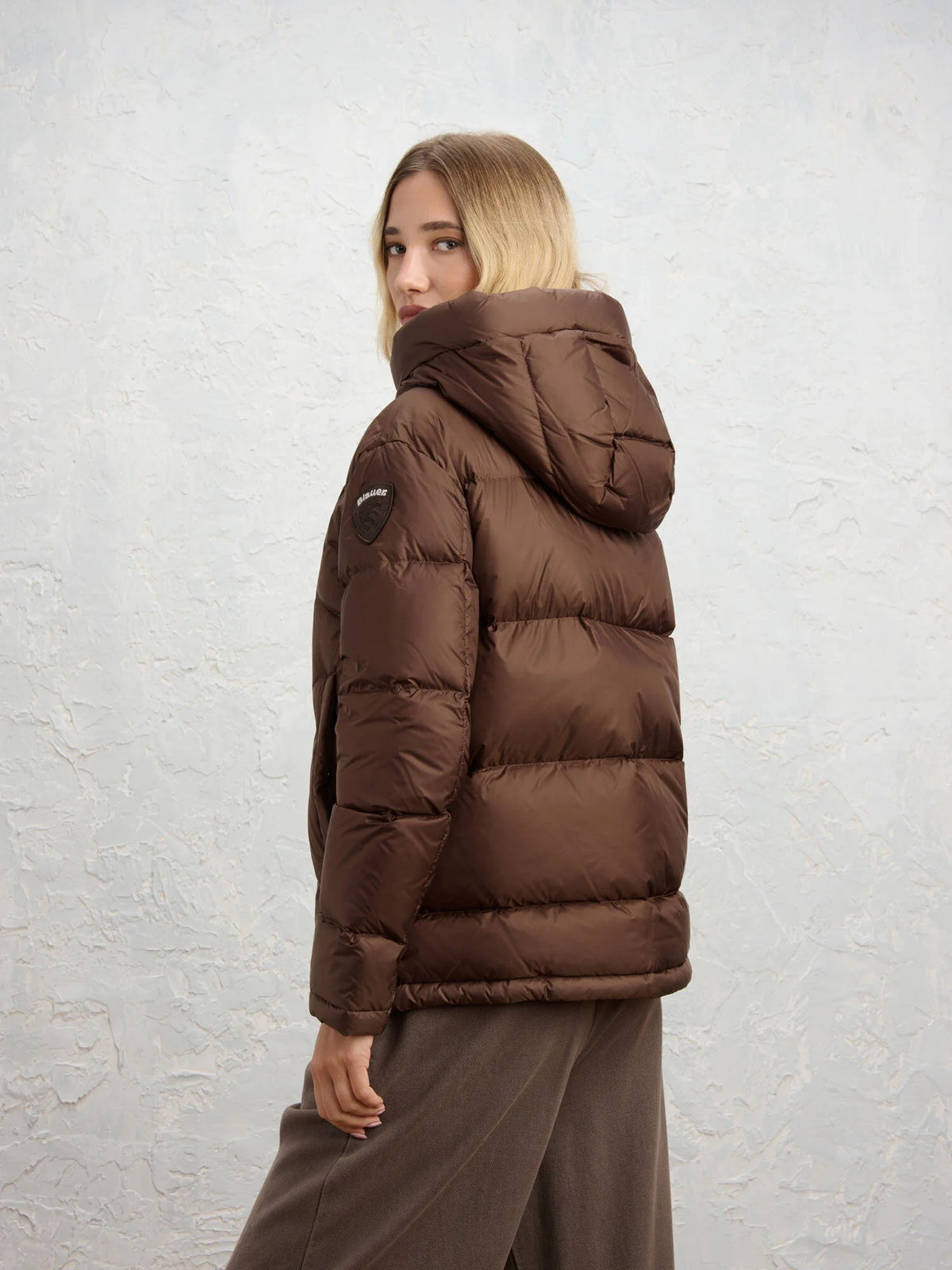 Blauer Tyllin down jacket — Brown — view 4