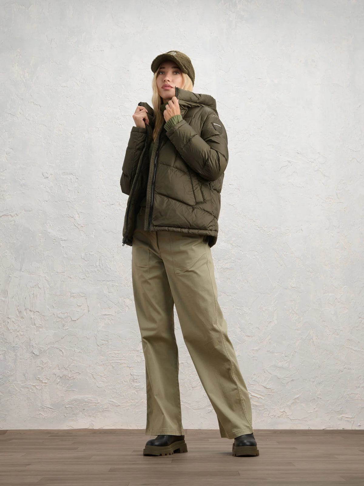 Blauer Tyllin down jacket — Dark green — view 3