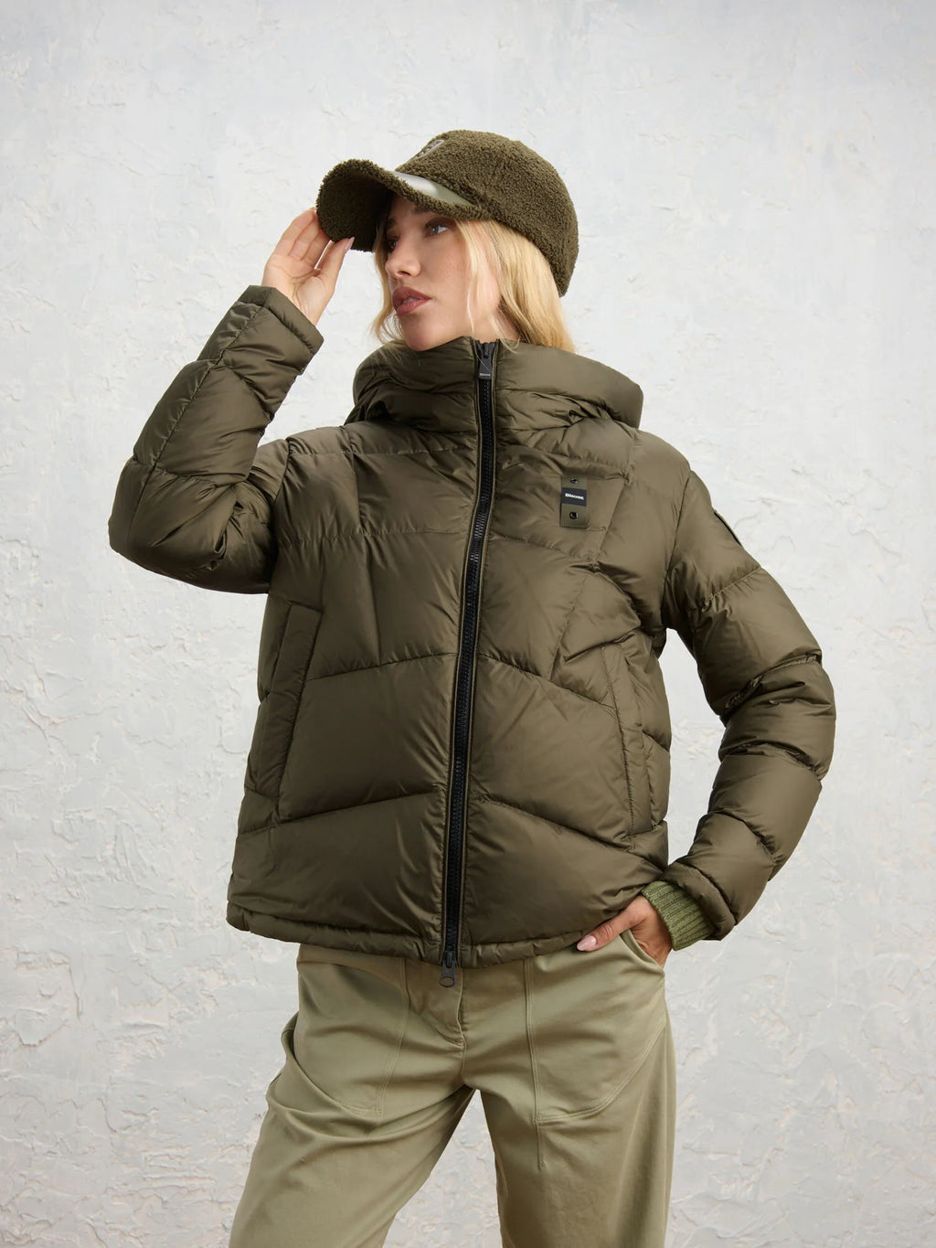 Blauer Tyllin down jacket — Dark green
