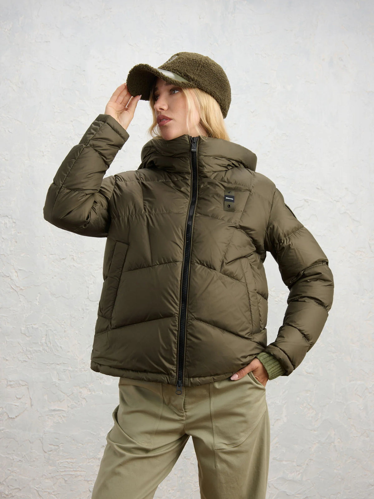 Blauer Tyllin down jacket — Dark green