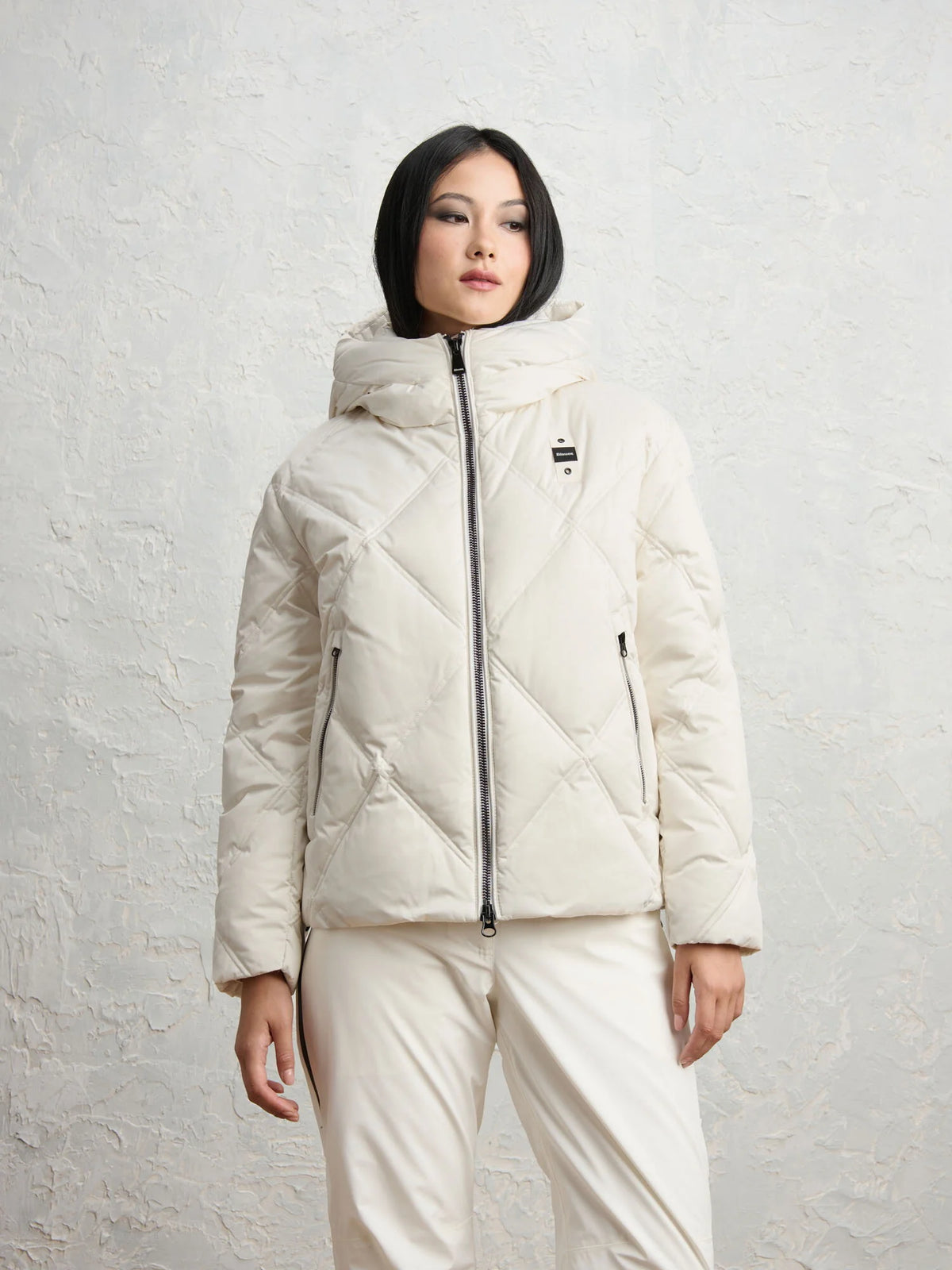 Piumino Blauer Tyndale — Bianco