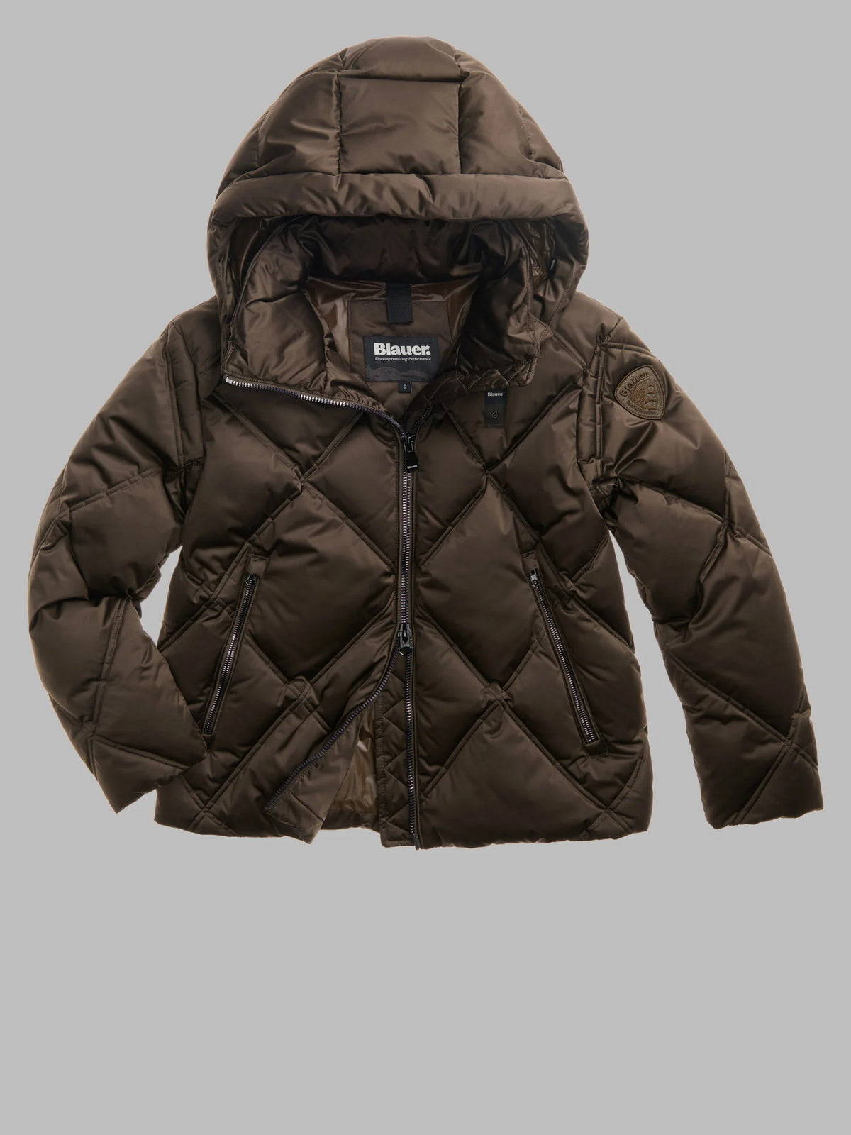 Piumino Blauer Tyndale — Marrone scuro — vista 2