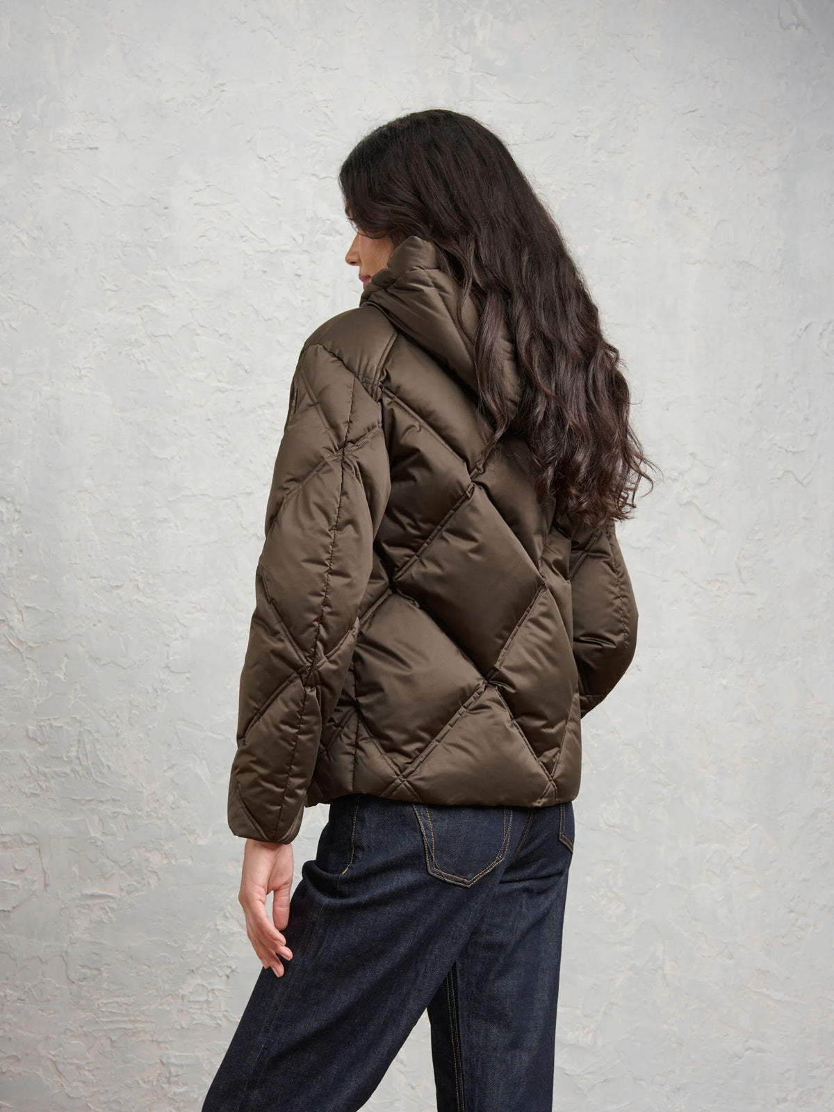 Piumino Blauer Tyndale — Marrone scuro — vista 4