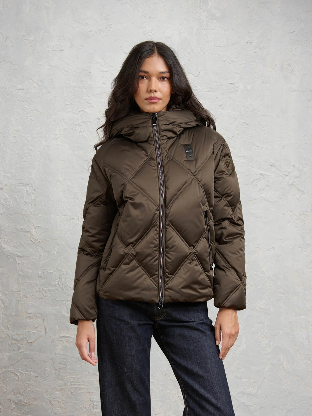 Piumino Blauer Tyndale — Marrone scuro