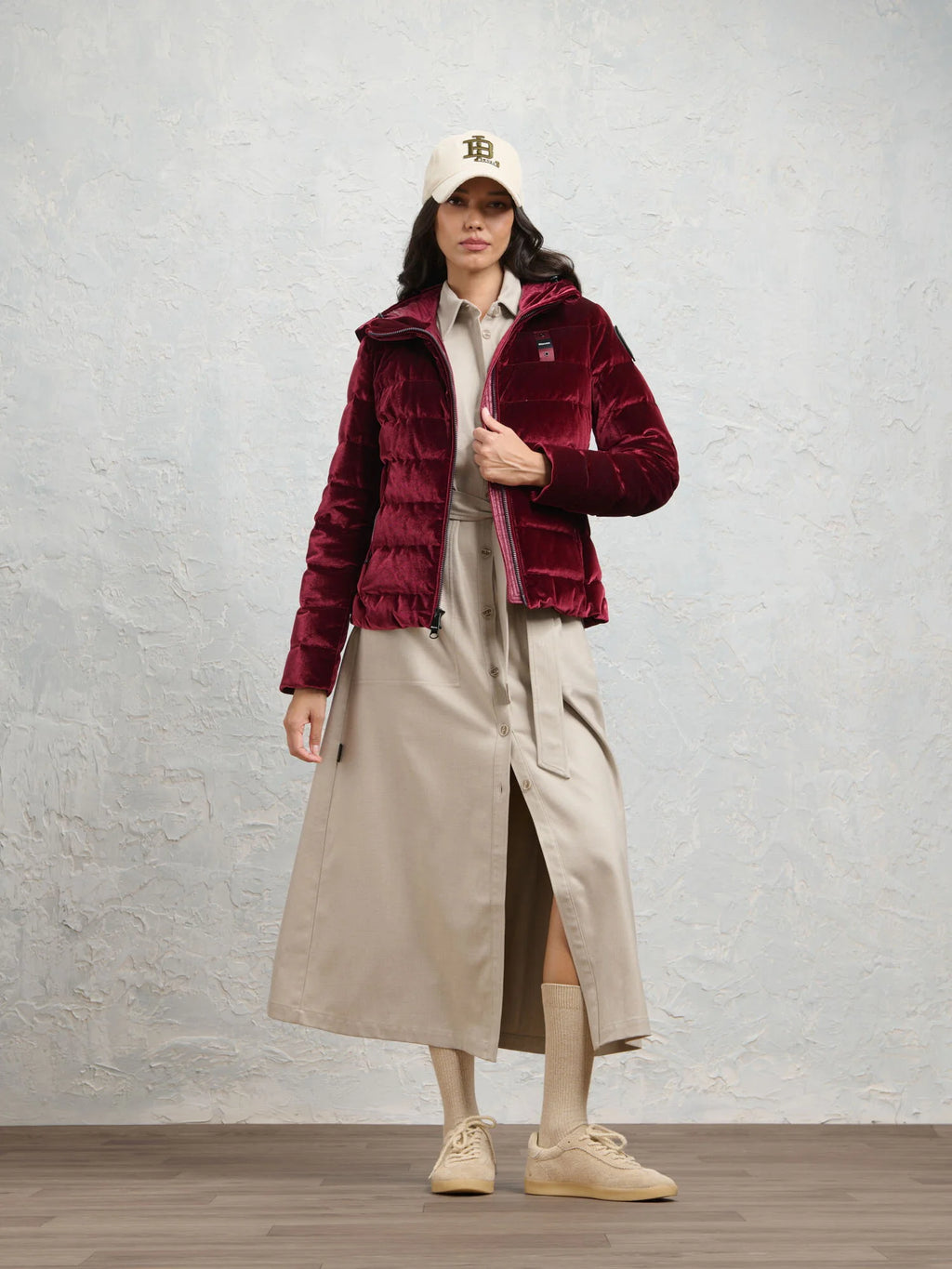 Piumino Blauer Velly — Mogano — vista 3