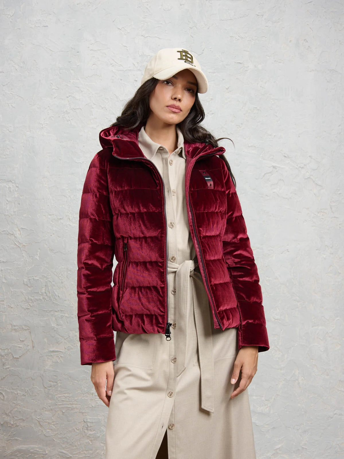 Blauer Velly down jacket — Mahogany