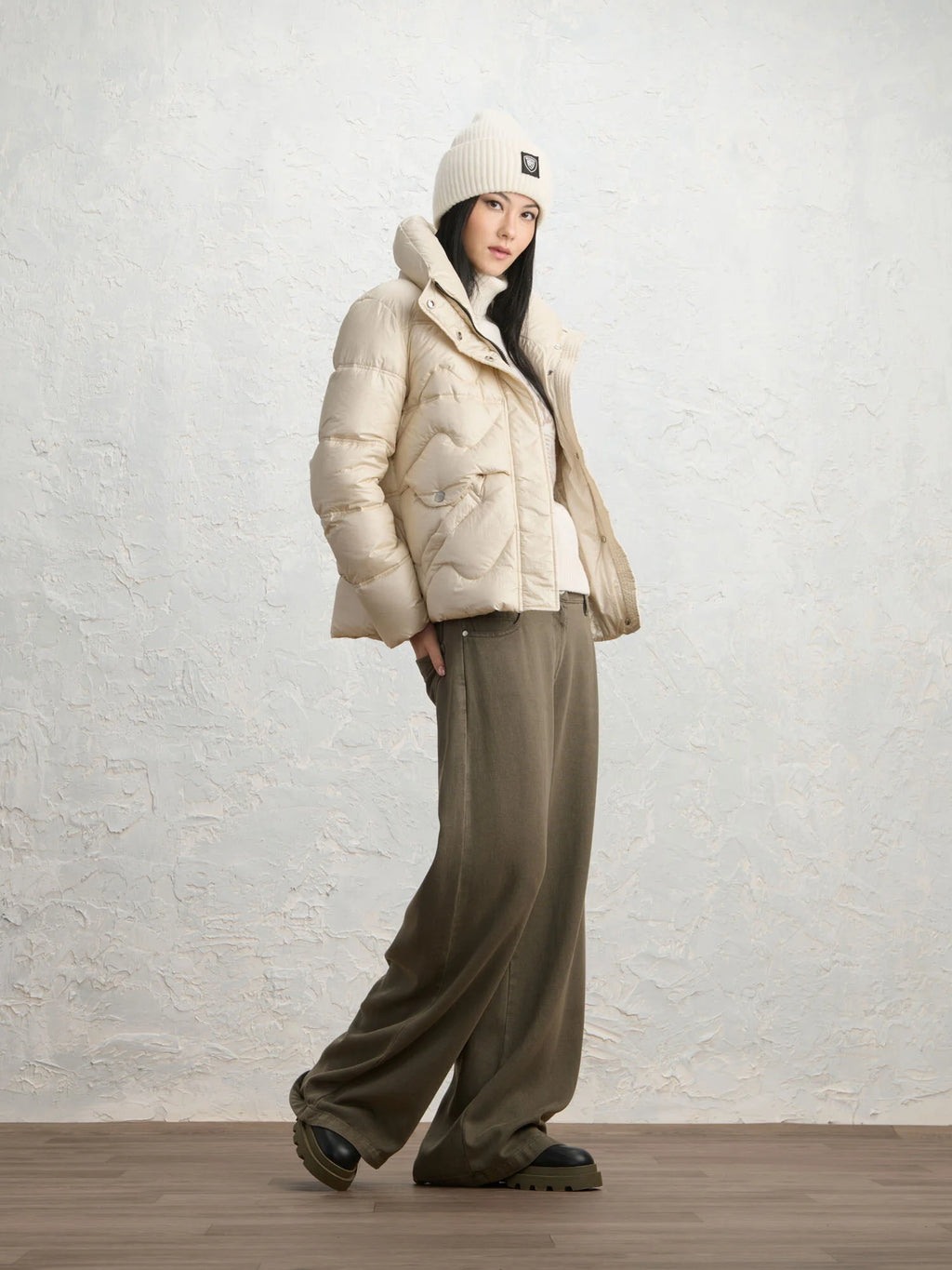 Piumino Blauer Rossyn — Beige betulla — vista 3