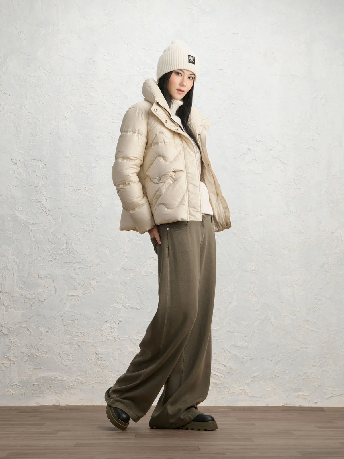 Piumino Blauer Rossyn — Beige betulla — vista 3