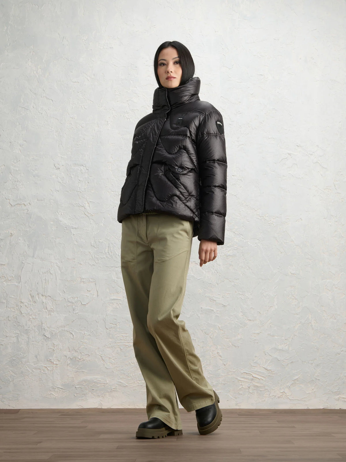 Piumino Blauer Rossyn — Nero — vista 3