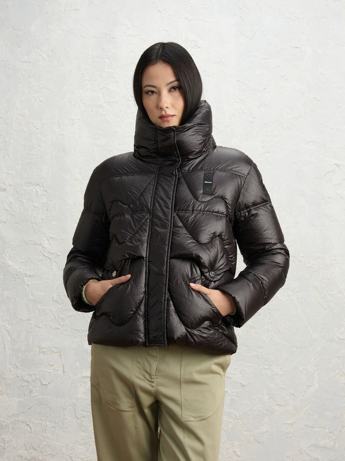 Piumino Blauer Rossyn — Nero