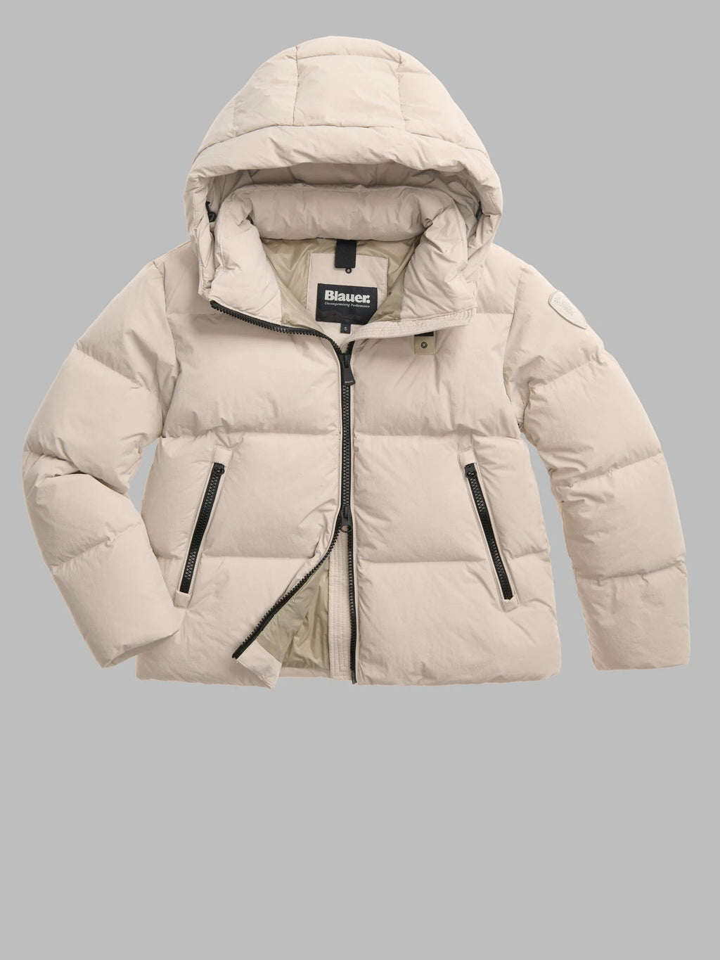Piumino Blauer Noyes — Grigio nebbia — vista 2