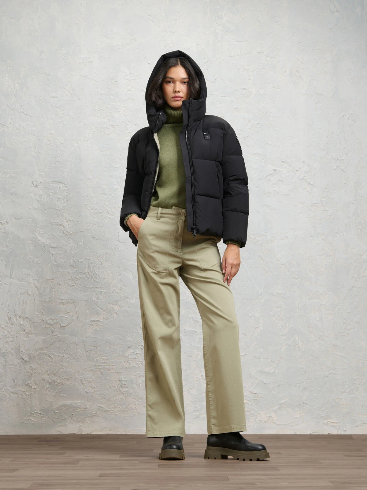 Piumino Blauer Noyes — Nero — vista 3