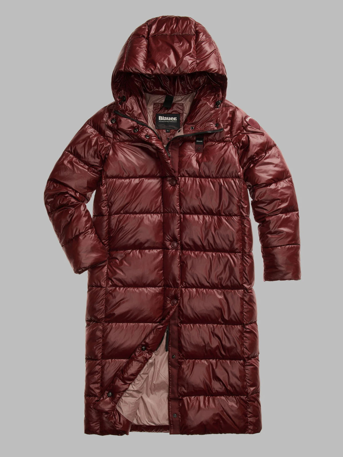Piumino lungo Blauer Bellevue — Mogano — vista 2