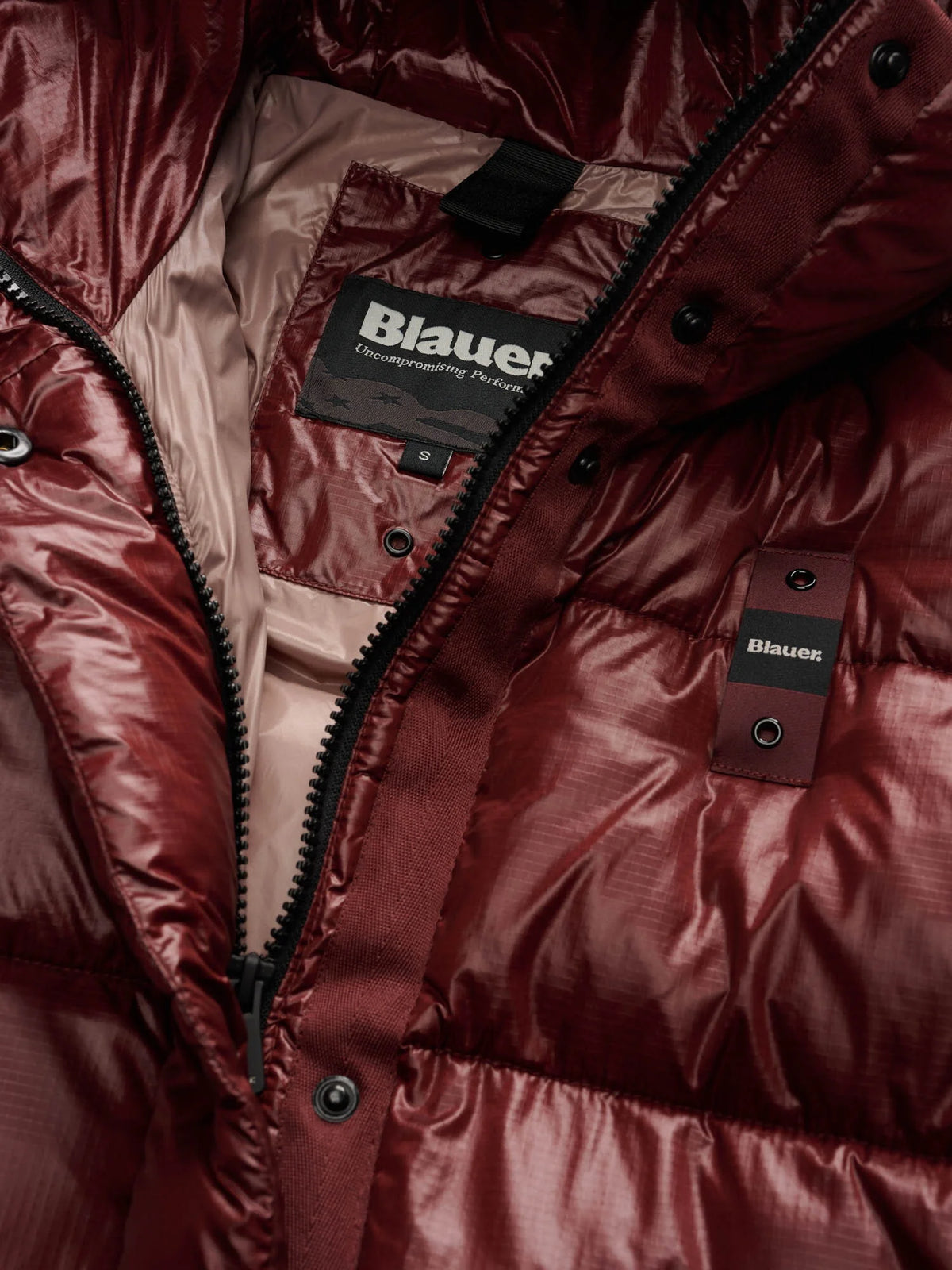 Piumino lungo Blauer Bellevue — Mogano — vista 5